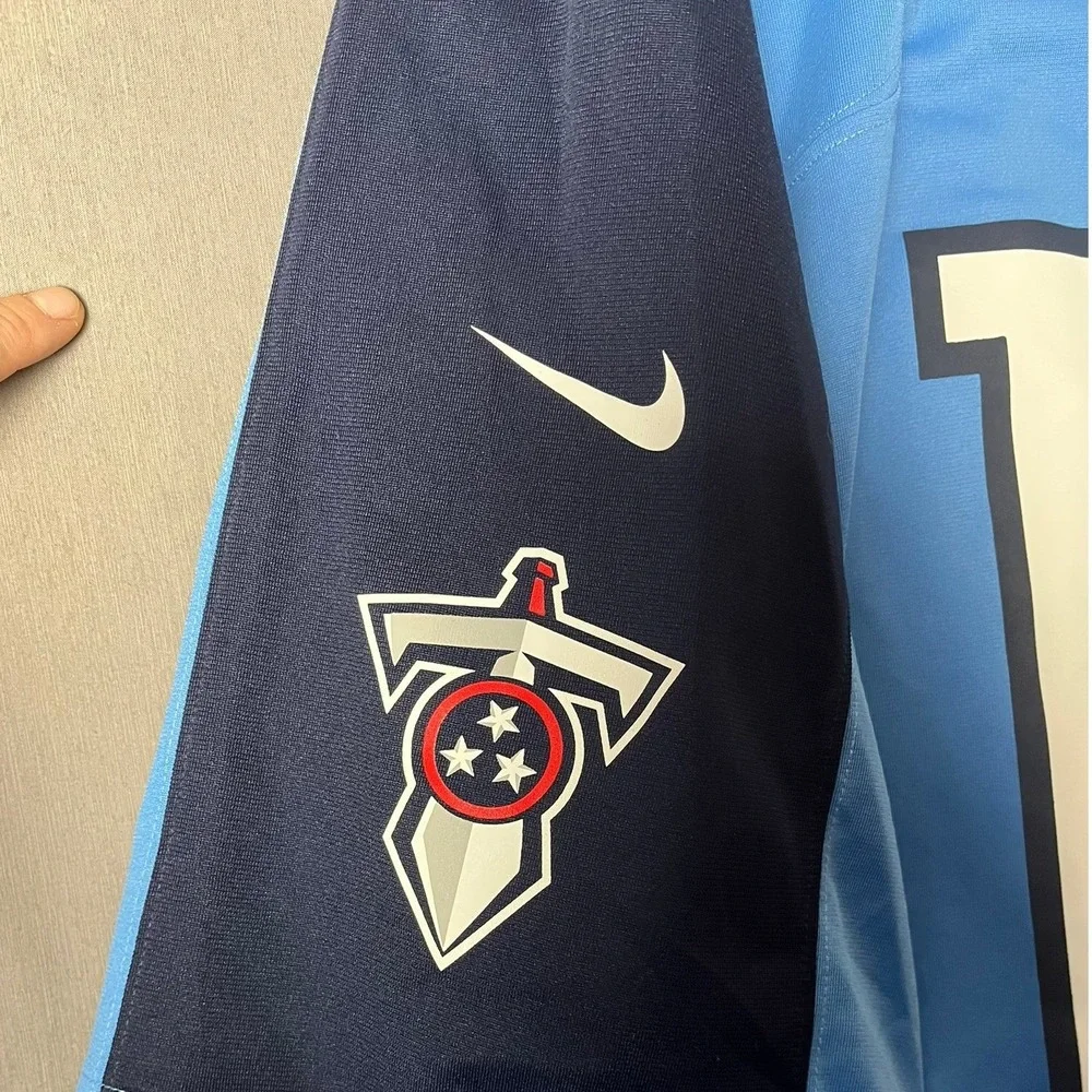 Tennessee Titans Nike Jersey Mens 3XL Wright Blue NFL Football GUC